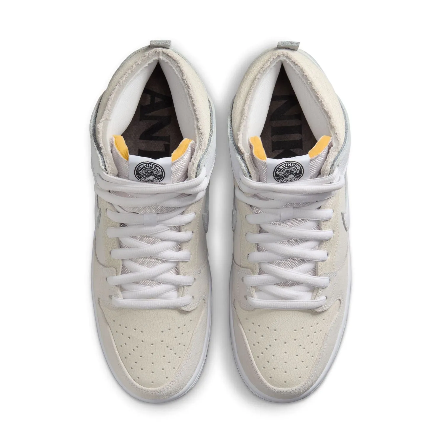   Antihero SB Dunk Hi 'White' Zero Drop Profile