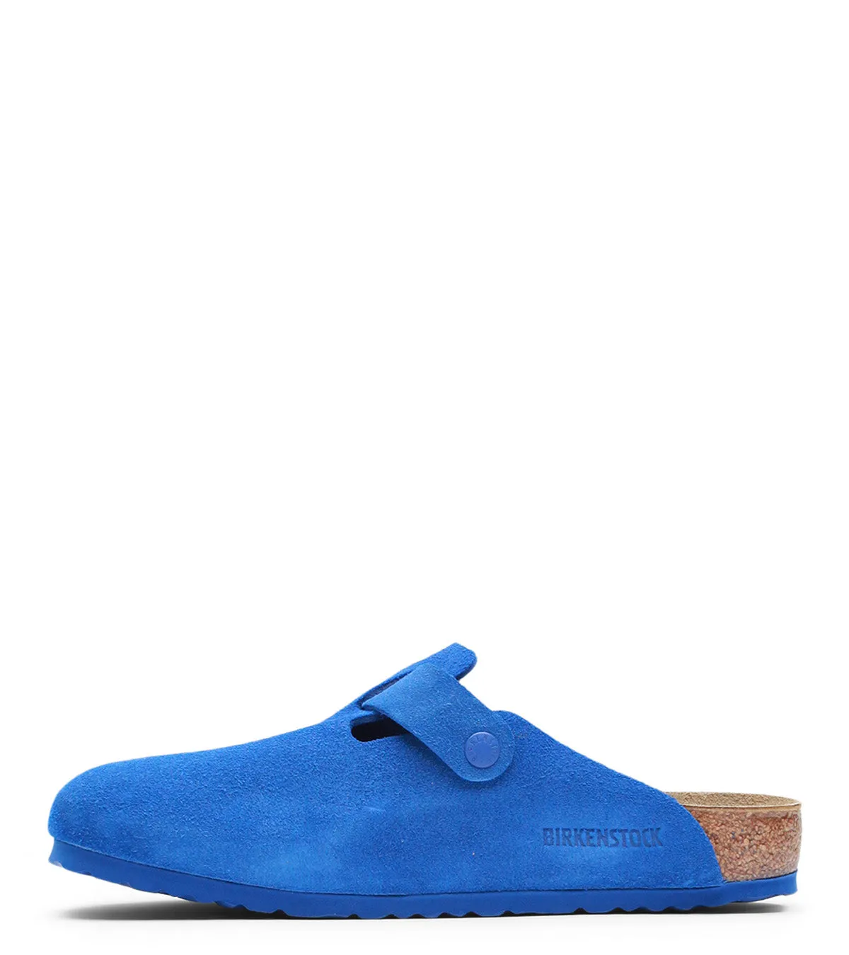 Retro-inspired cushioning Breathable Birkenstock Boston Suede Ultra Blue