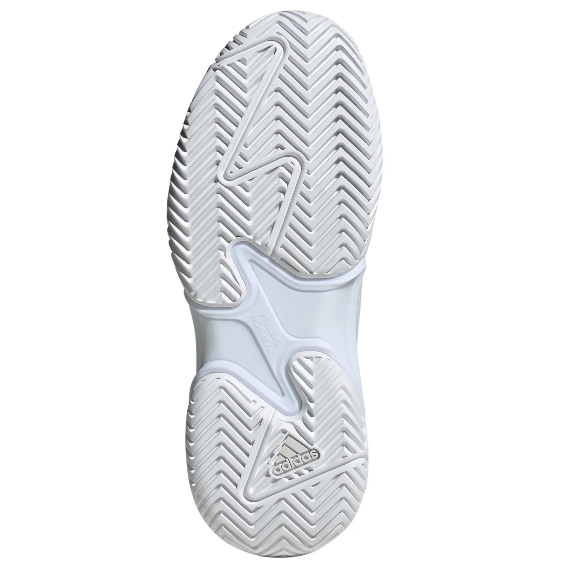 Leisure Activity Grippy Outsole Adidas Barricade 13 Womens Tennis Shoes - Footwear White/Core Black/Grey One