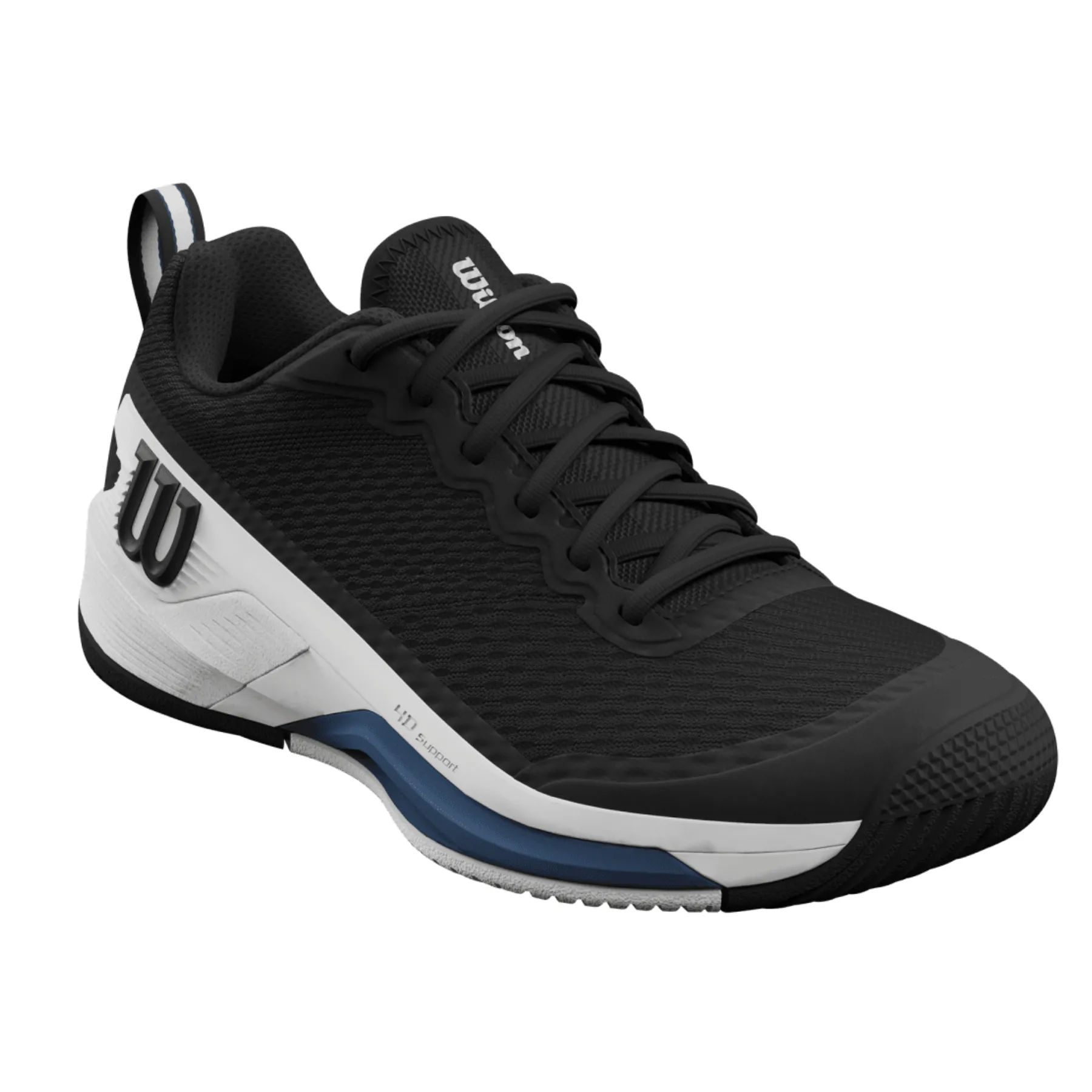 Casual Design All Purpose Wilson Rush Pro 4.5 Men Tennis Shoes - Black/White/Ensign Blue