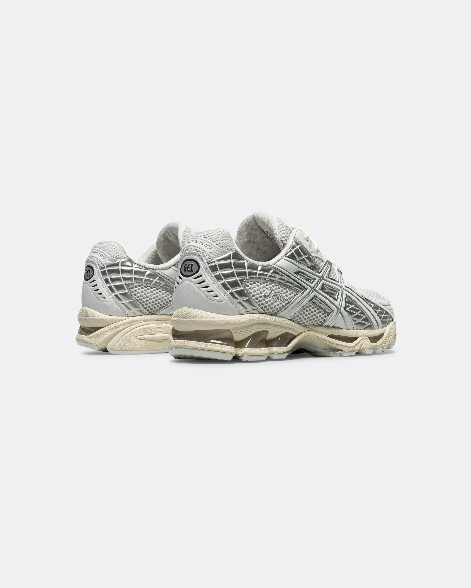 GEL-Nimbus 10.1 - White/Pure Silver Hook And Loop