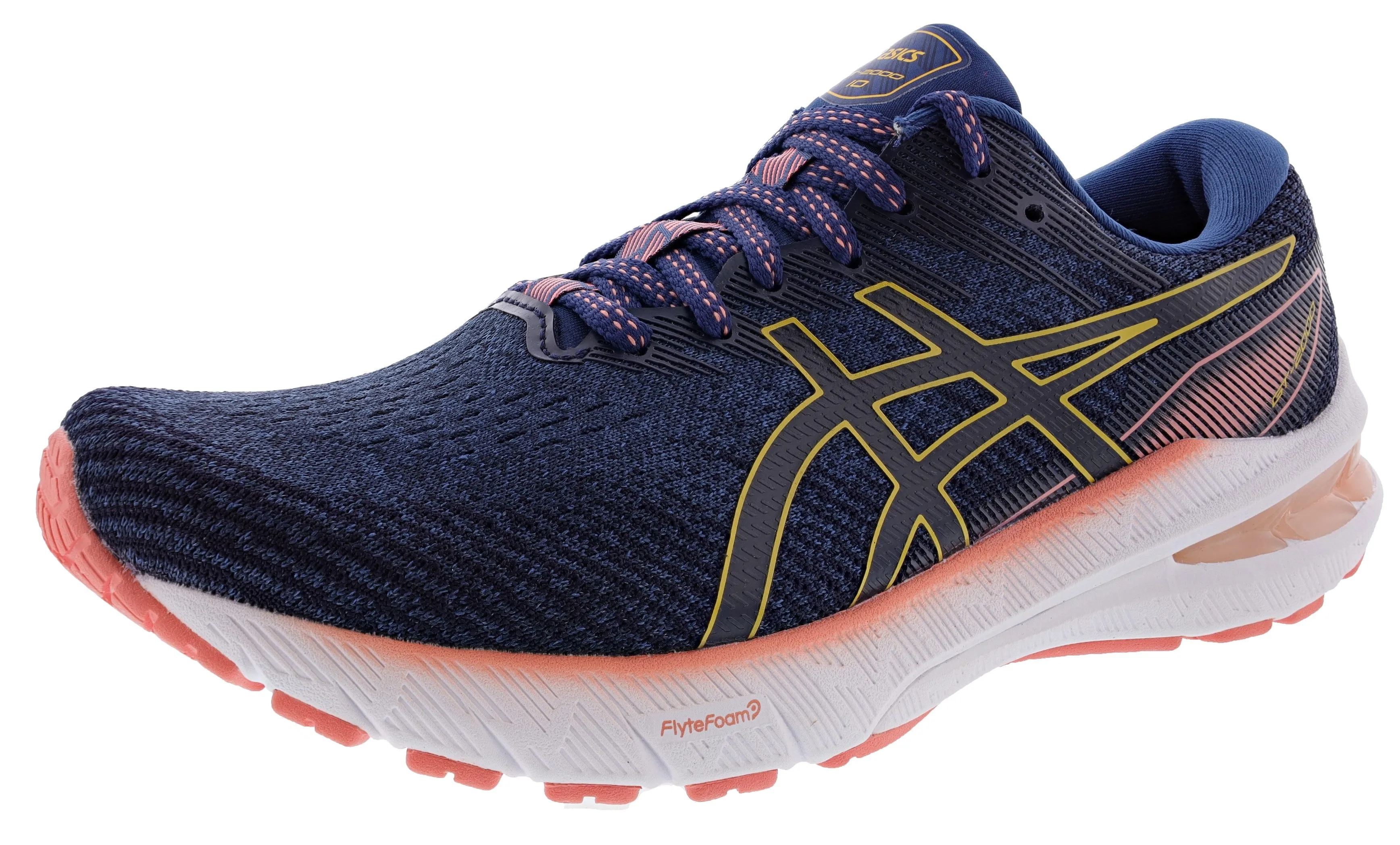 Urban fitness investment - brand shoes ASICS Women Cushioned Running Shoes GT 2000 10