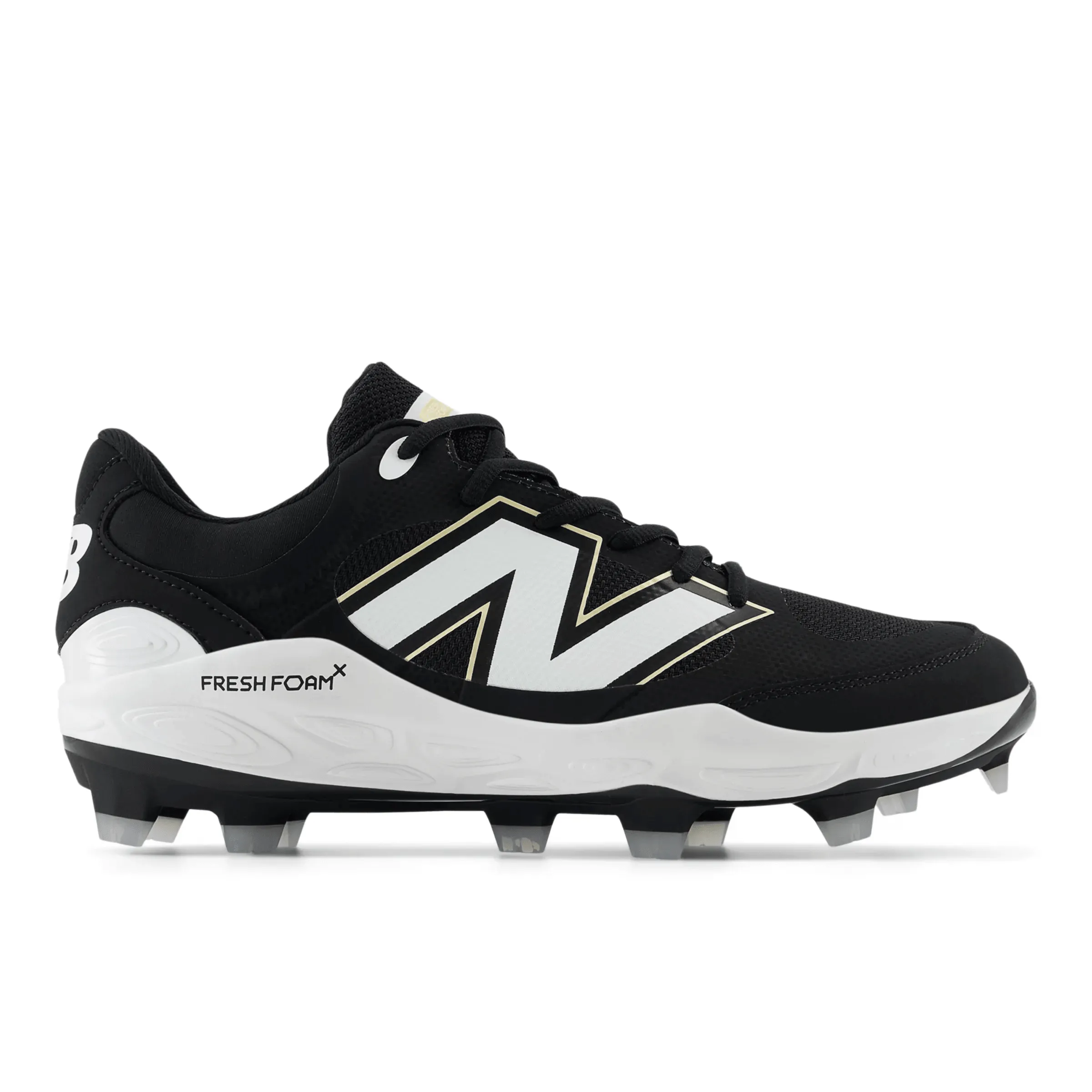 Factory Worker New Balance Men's Fresh Foam 3000 v7 Molded Baseball Cleats - Black - PL3000K7