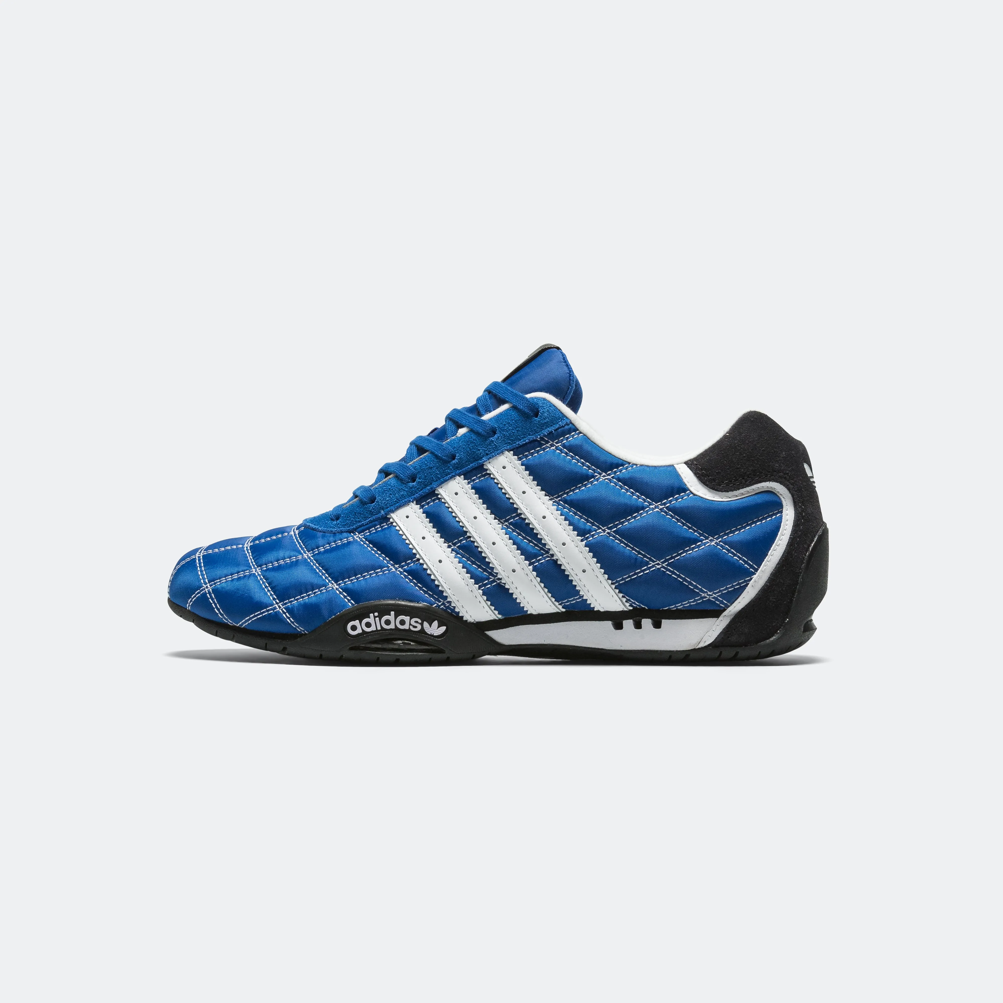 Structured sole Elasticated Lacing AdiRacer Low - Polar Blue/Footwear White-Core Black