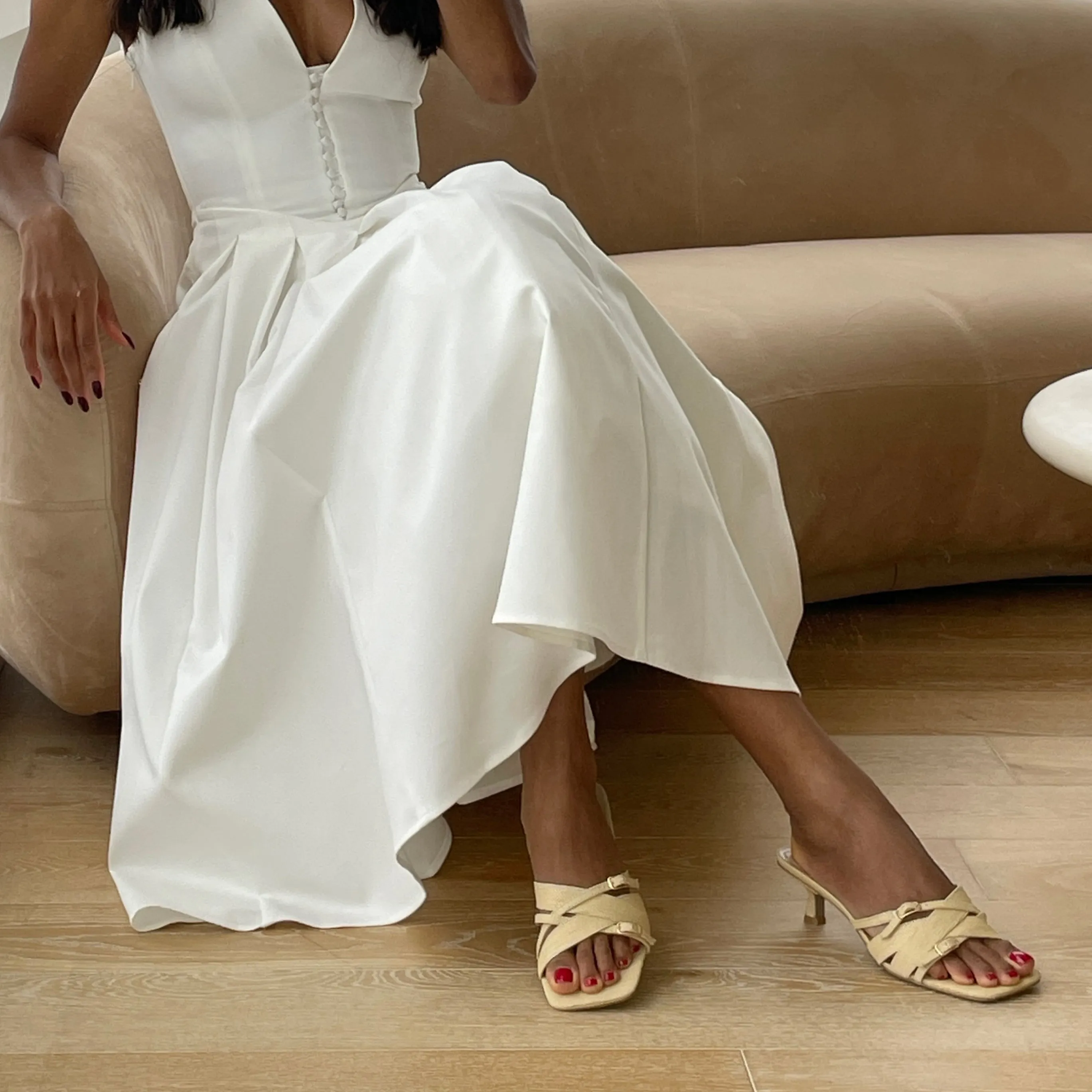 BRYANT HEELS NATURAL WOVEN RAFFIA Comfortable Heel