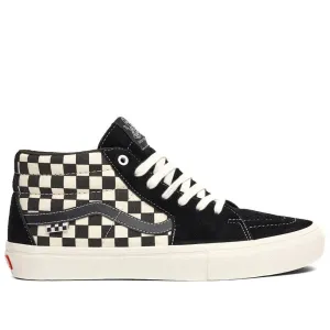 Vans Skate Grosso Mid - Checkerboard Black/Marshmallow Comfort Cushion Speedy Action Fit
