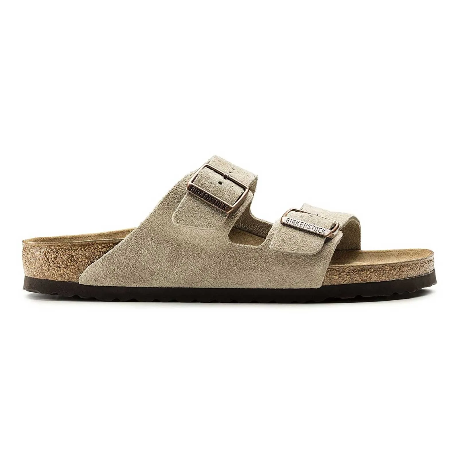 Birkenstock Men's Arizona Taupe Suede Indoor Daily Support