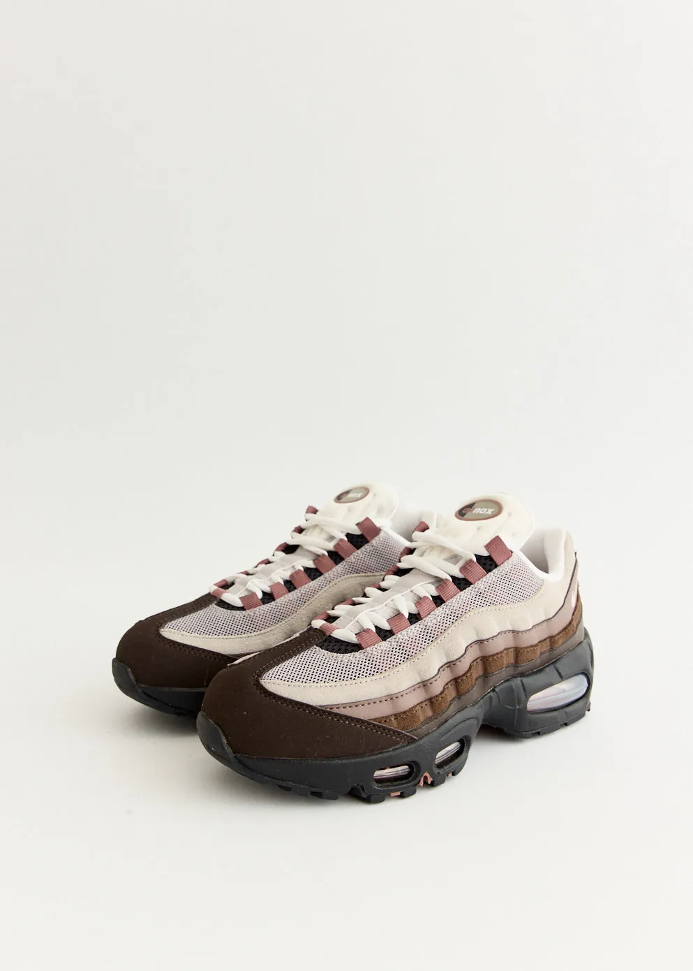 Women's Nike Air Max 95 'Velvet Brown' Sneakers Weekend Outfit Fashion Appeal
