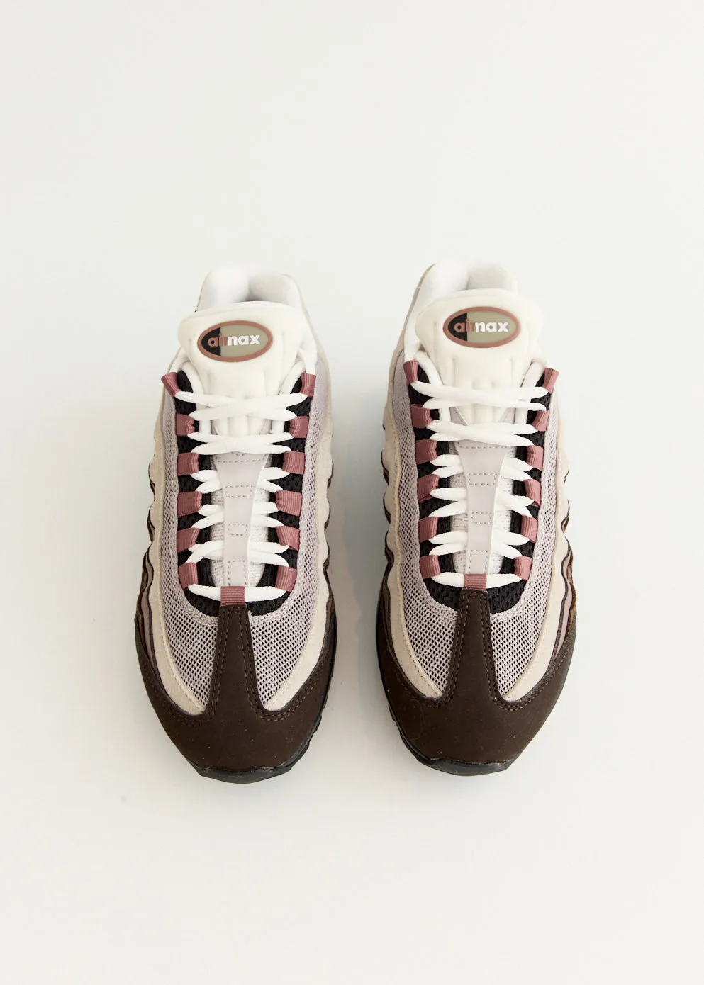 Women's Nike Air Max 95 'Velvet Brown' Sneakers Metal Pop
