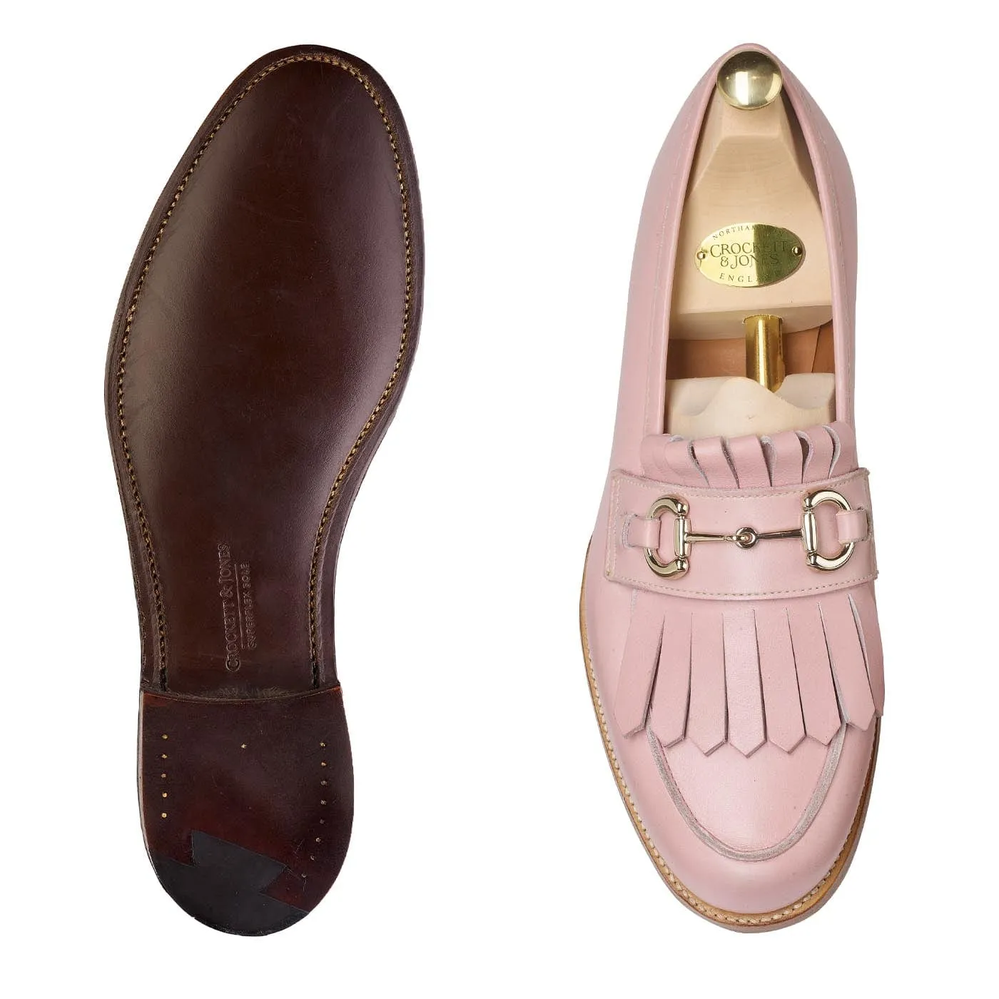 Clara Blush Pink Calf Mature Chic