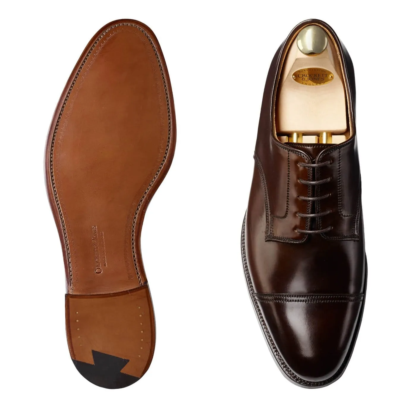 Bradford Dark Brown Cordovan Subtle Stitch