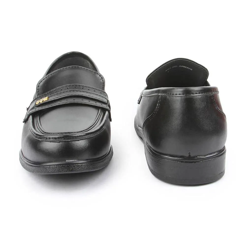Fortune (Black) Classic Loafer Shoes For Men ARMANI By Liberty Pure Dash Walking