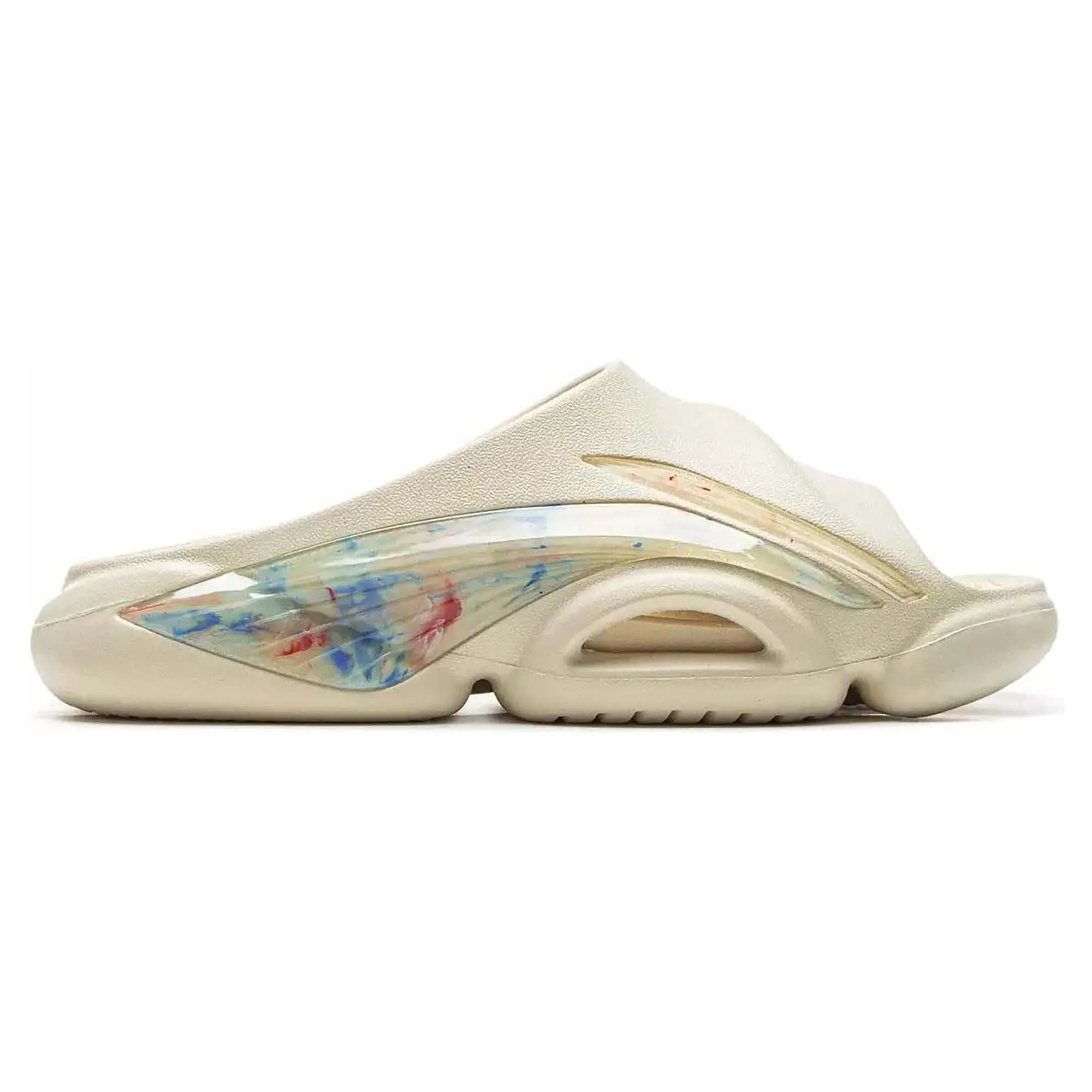 Running Shoes foam padding Bad 5 OG 'White Multi' Men's Slides