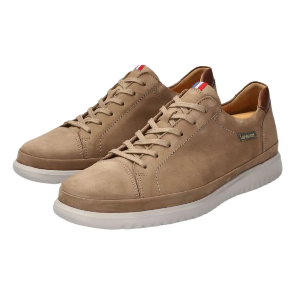 Mephisto Men's Thomas Taupe Leather Simple Look