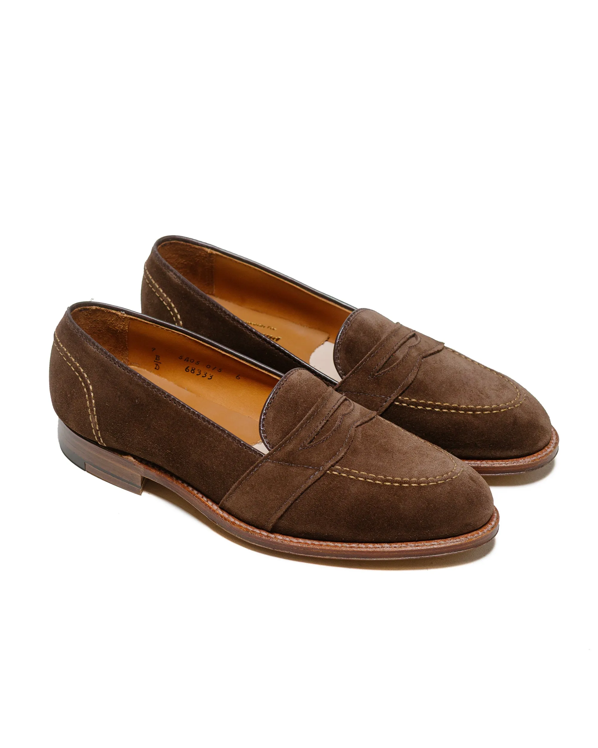 Alden Full Strap Loafer Humus Suede 68333 Subtle Form