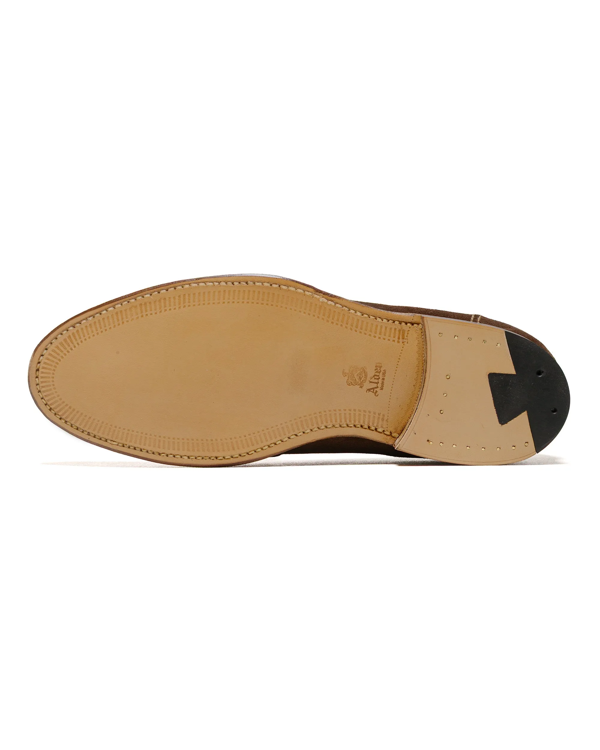 Alden Full Strap Loafer Humus Suede 68333 Subtle Vibe