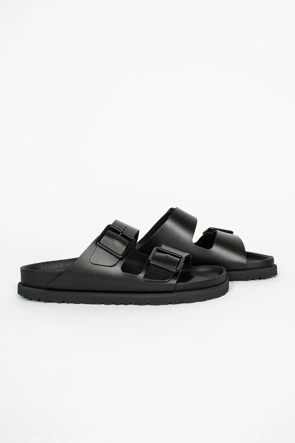 Comfort Linings Arizona Nappa Sandal Black