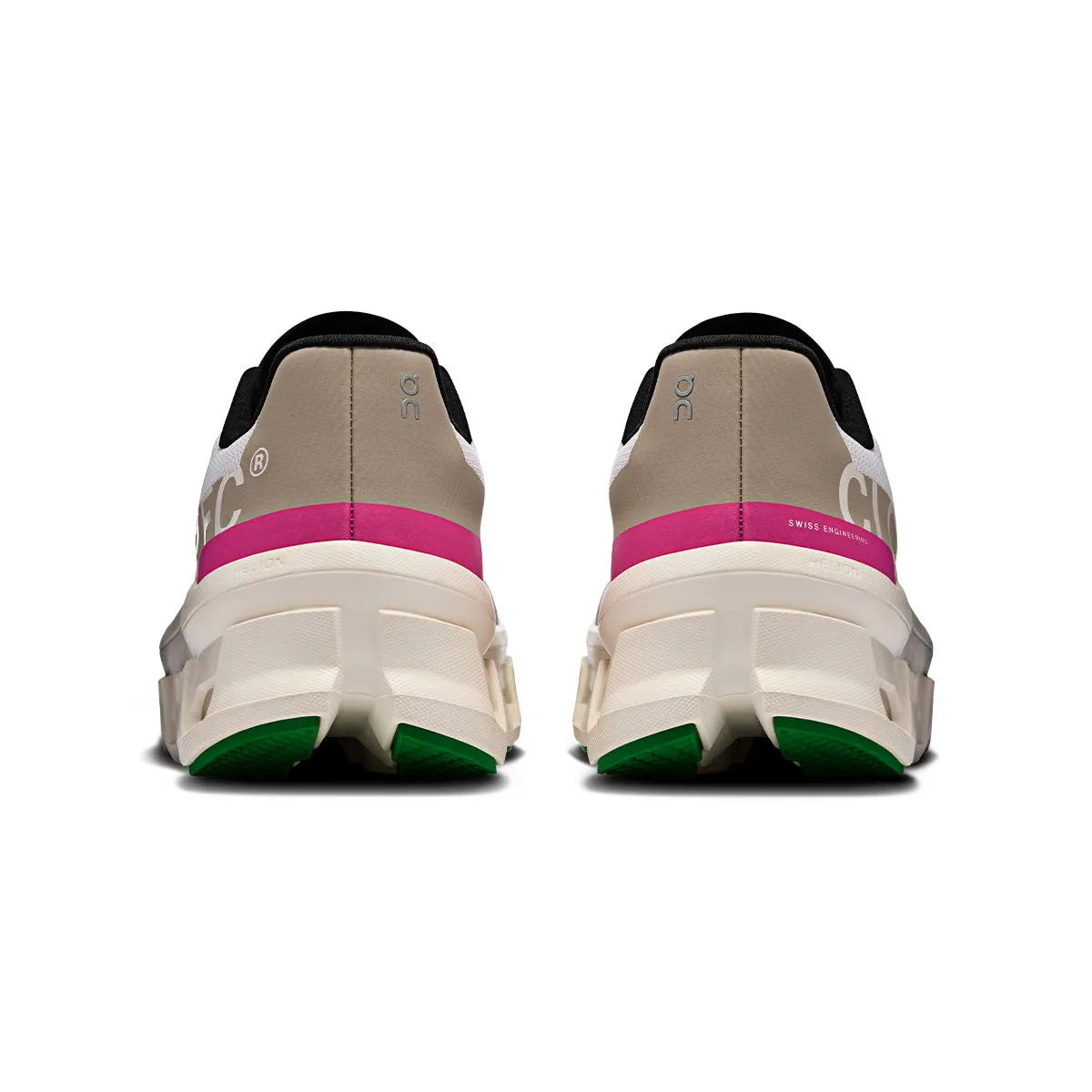 Wmns Cloudmonster 'Silver Ivory' Asymmetric Lacing System