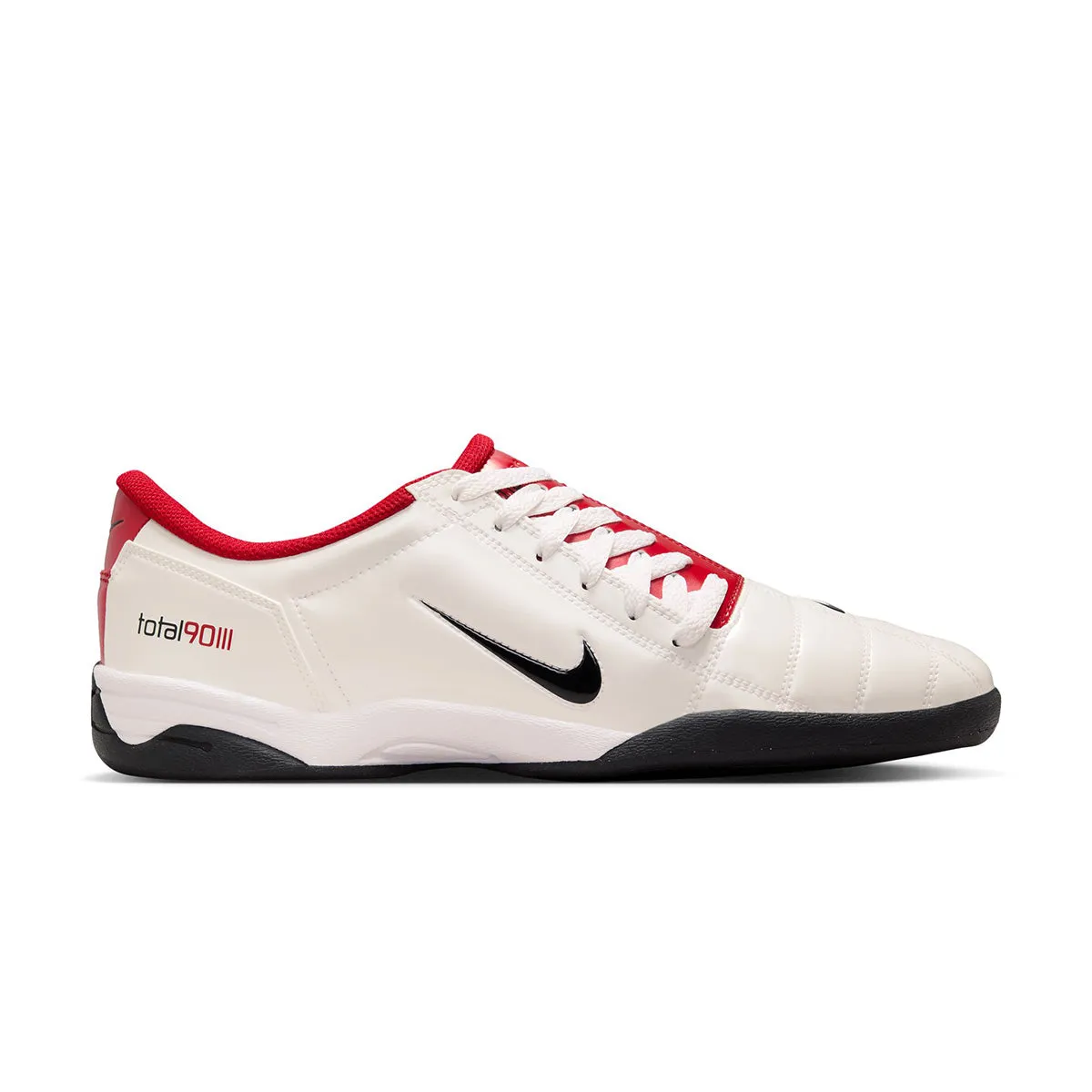 Total 90 'White Gym Red' Retro Styling Soft Padding