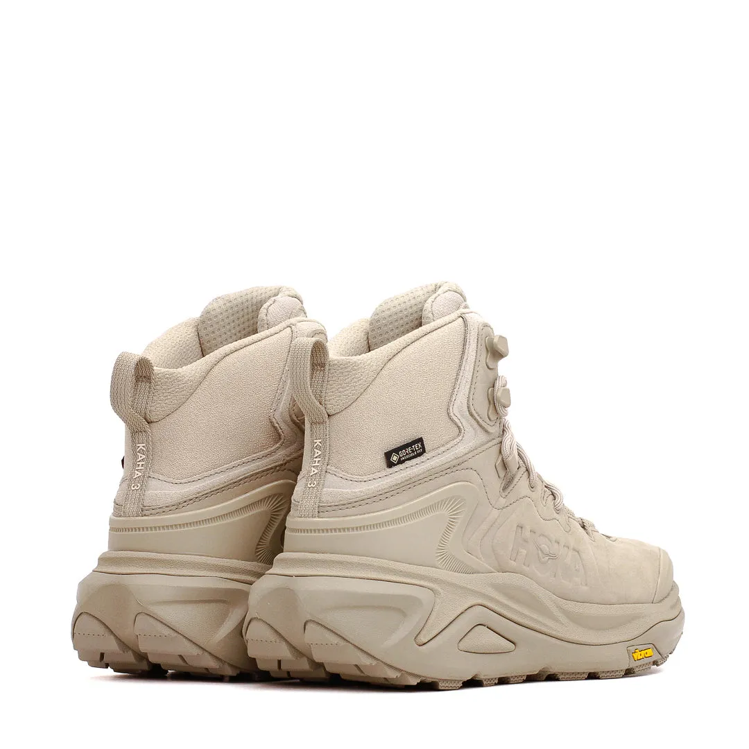 Hoka One One Men Kaha 3 GTX Raw Linen Oat Milk 1162530-RWL Job Interview Secure fit