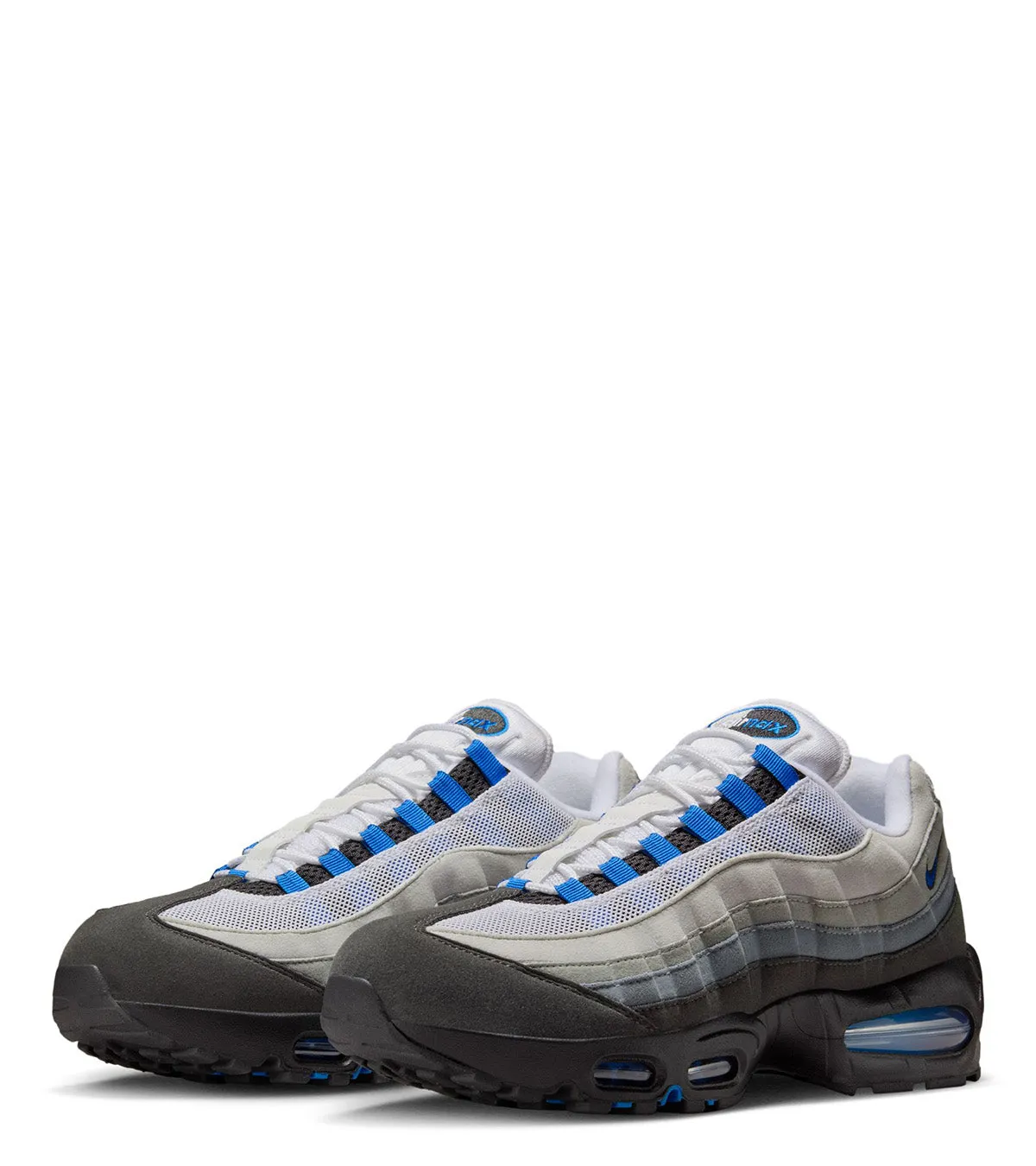 Nike Air Max 95 White Blue skaters - specific features