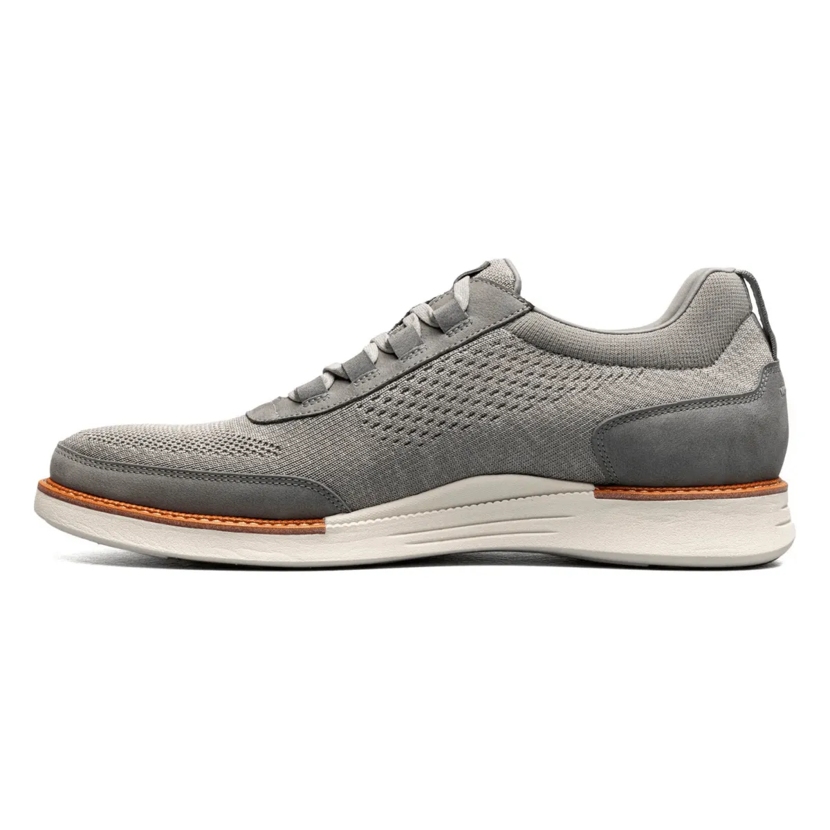 mom style Florsheim Men's Launch Knit Elastic Grey