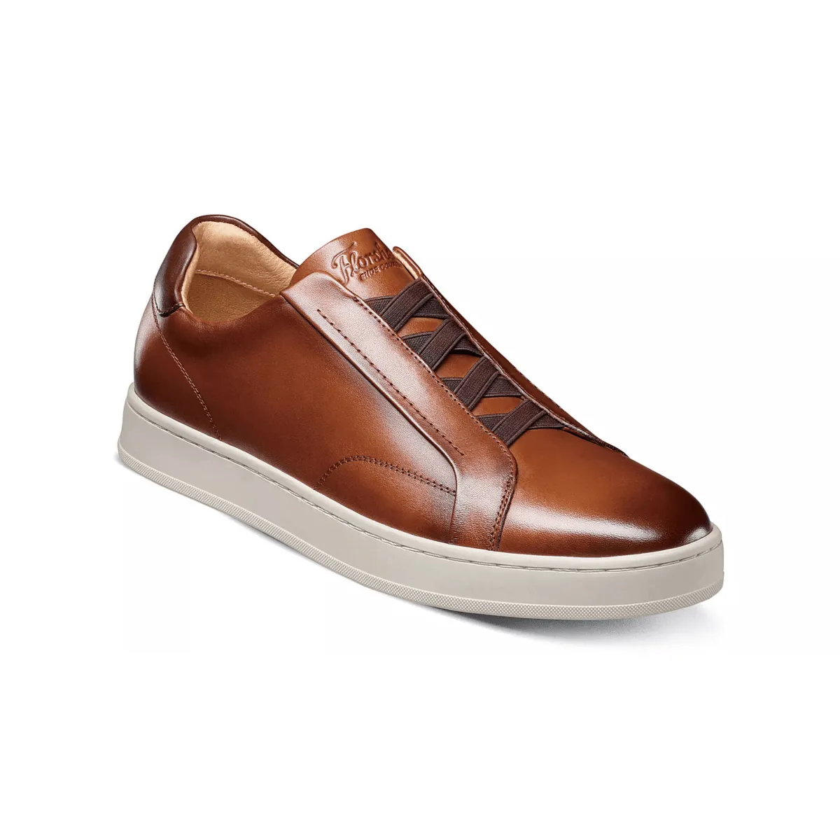 Florsheim Men's Monopoli Elastic Lace Cognac Daily Wear
