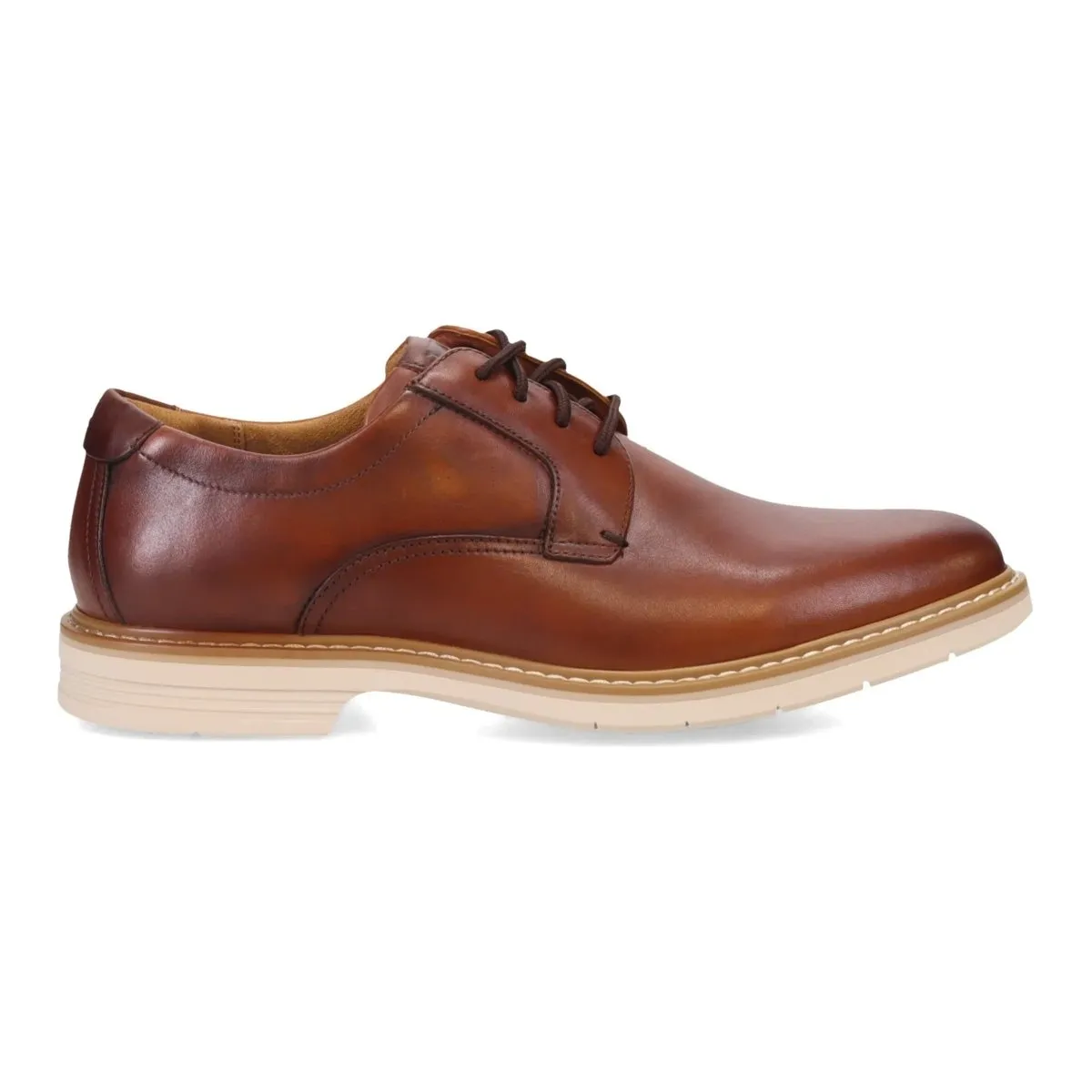 Soft Grip Morning Hike Florsheim Men's Norwalk Plain Toe Oxford Cognac