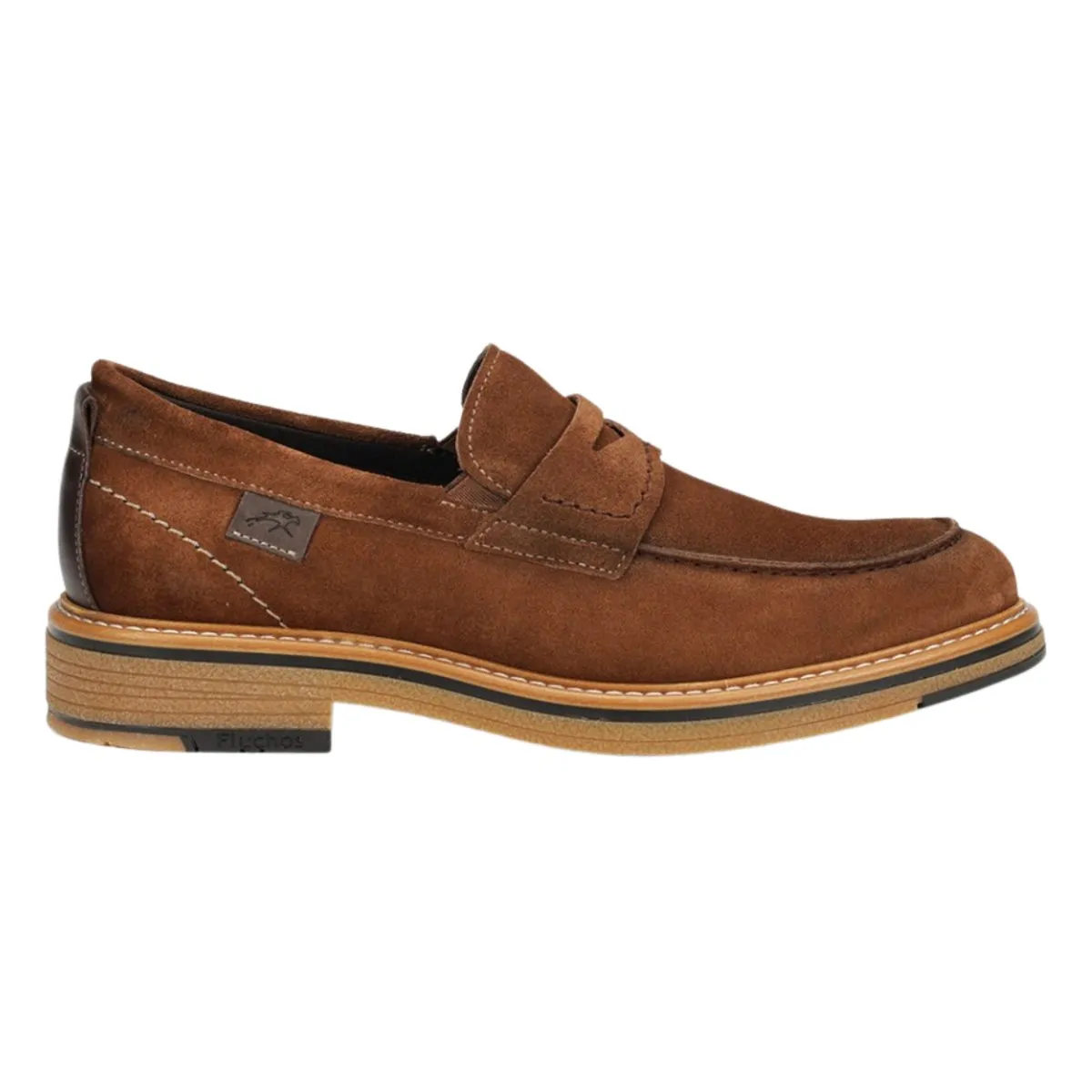 Fluchos Men's Kasper Afelpado Antilope Brown Suede Breathable   fabric