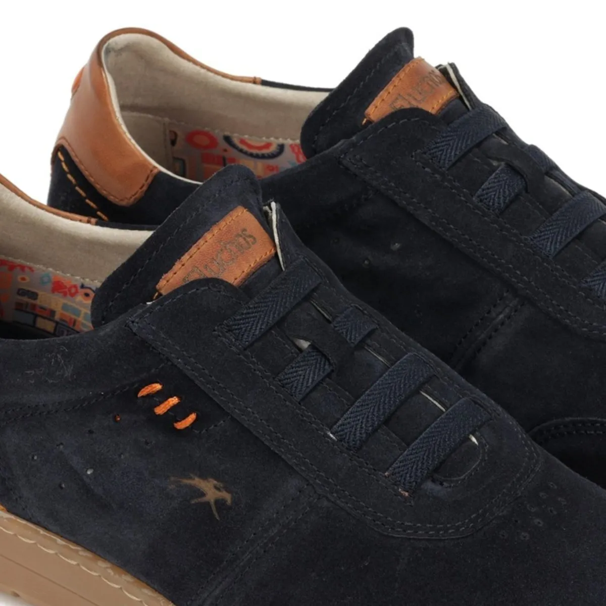 Comfort Advantage High Step Fluchos Men's Leo Vitellini Marino Nubuck