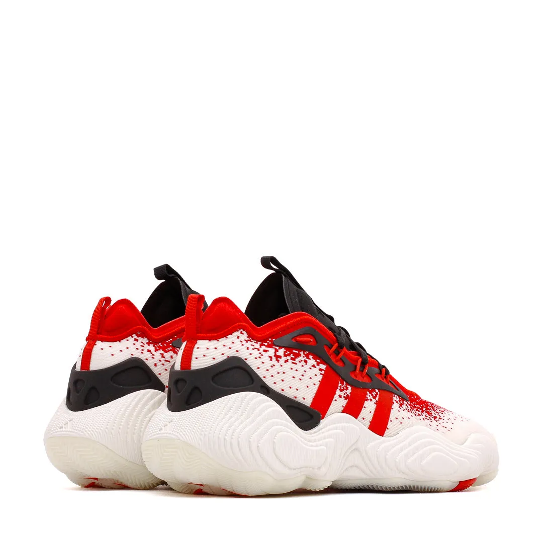 Breathable Adidas Basketball Men Trae Young 3 White Red IE2704