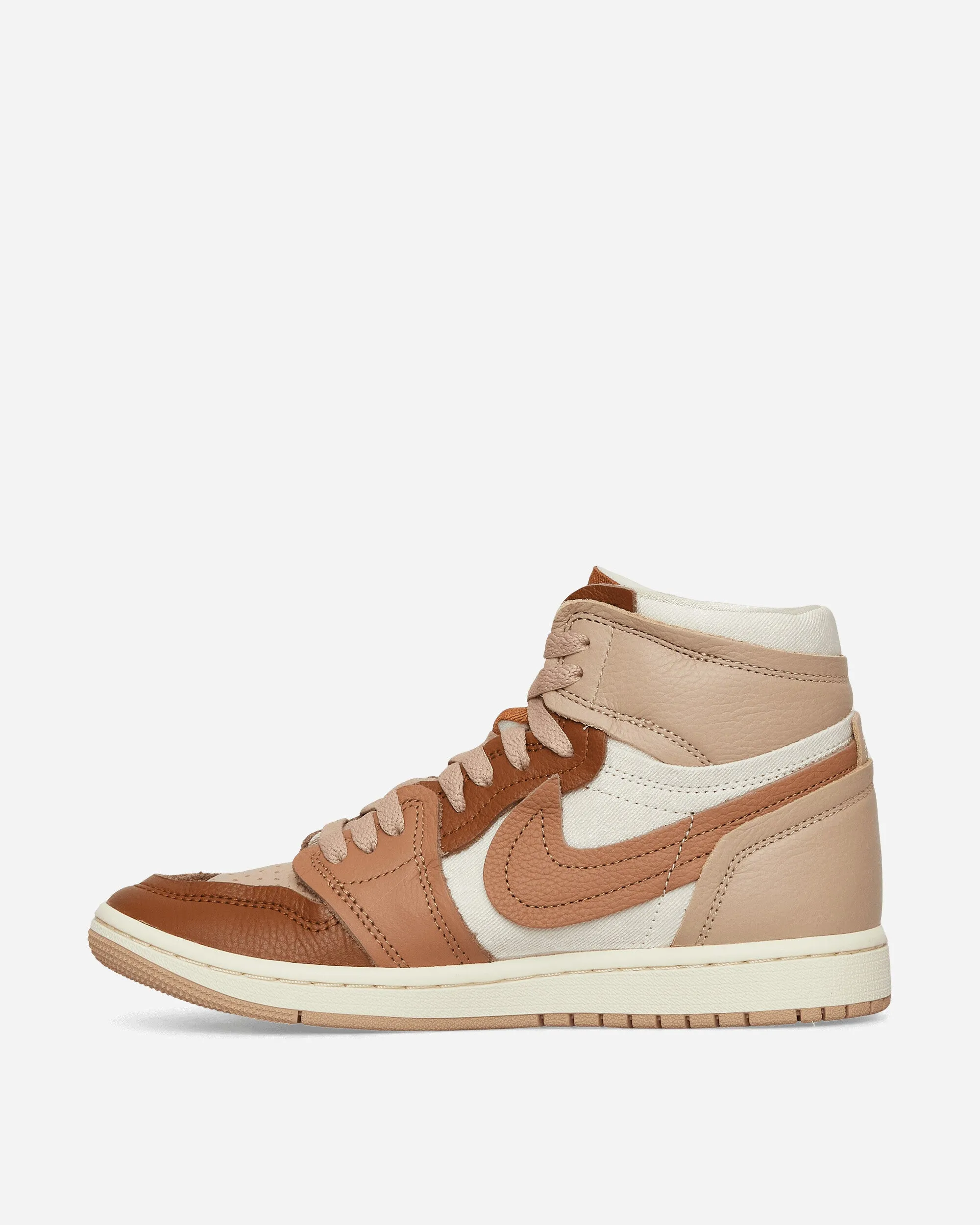 Women's Air Jordan 1 High Method of Make Sneakers Legend Mid Brown Unisex style Simple Motion