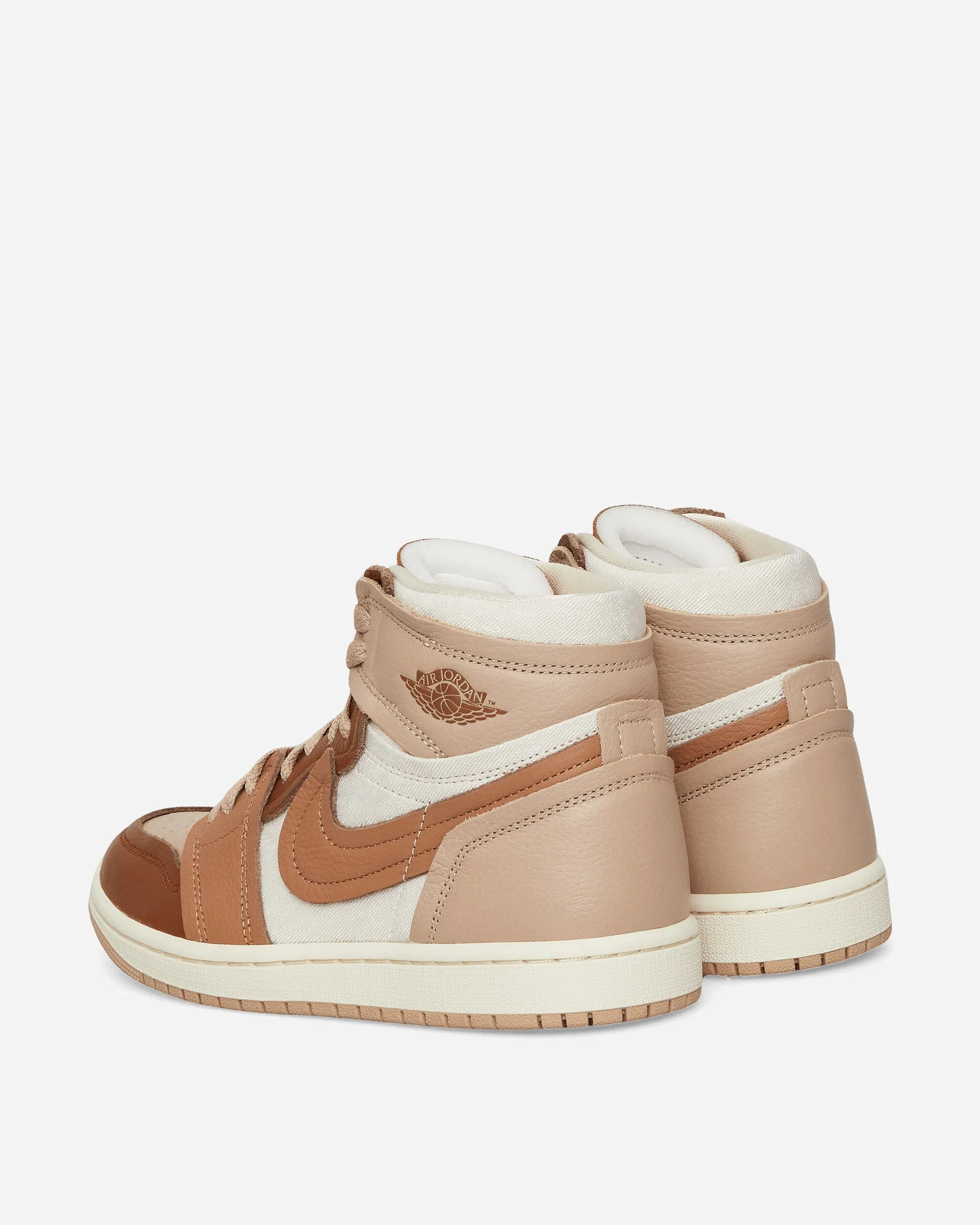 Drill Walk Women's Air Jordan 1 High Method of Make Sneakers Legend Mid Brown