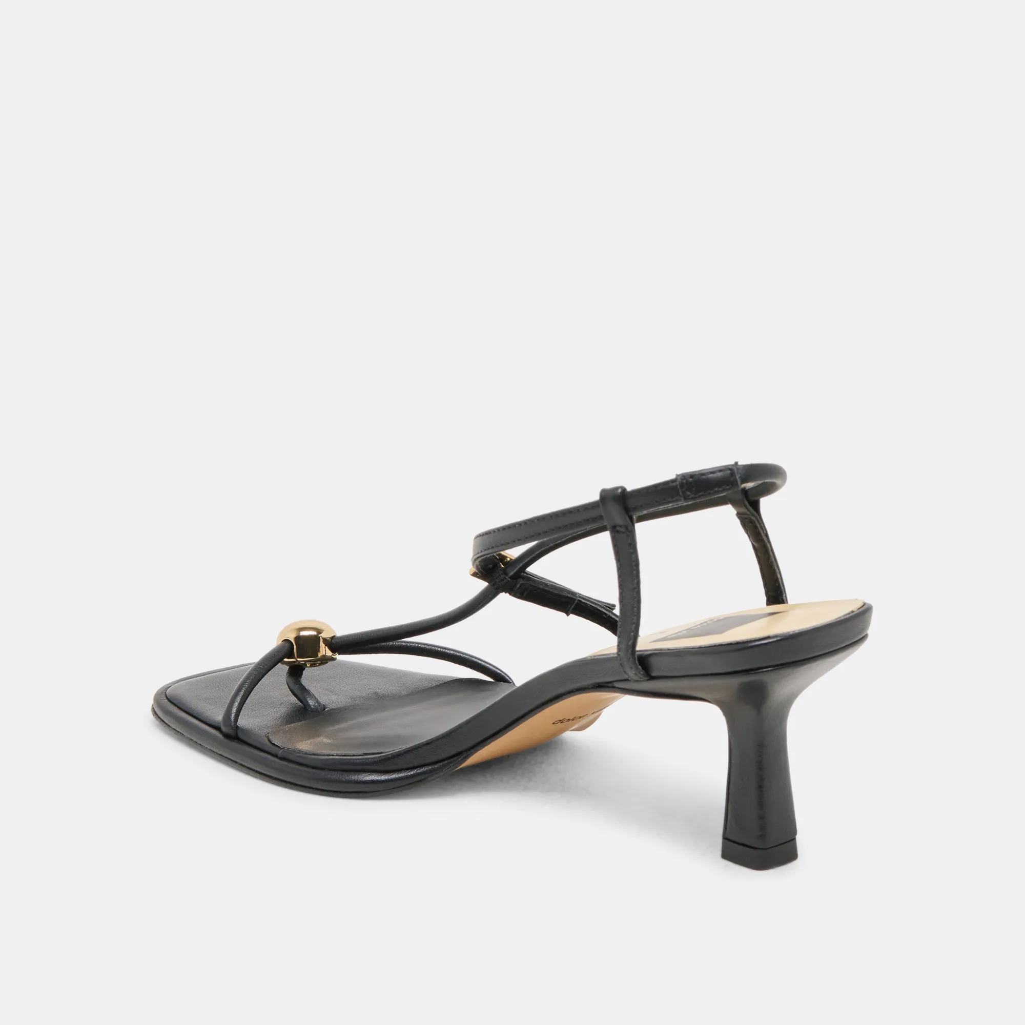 Vintage Pumps MYLEE HEELS BLACK LEATHER