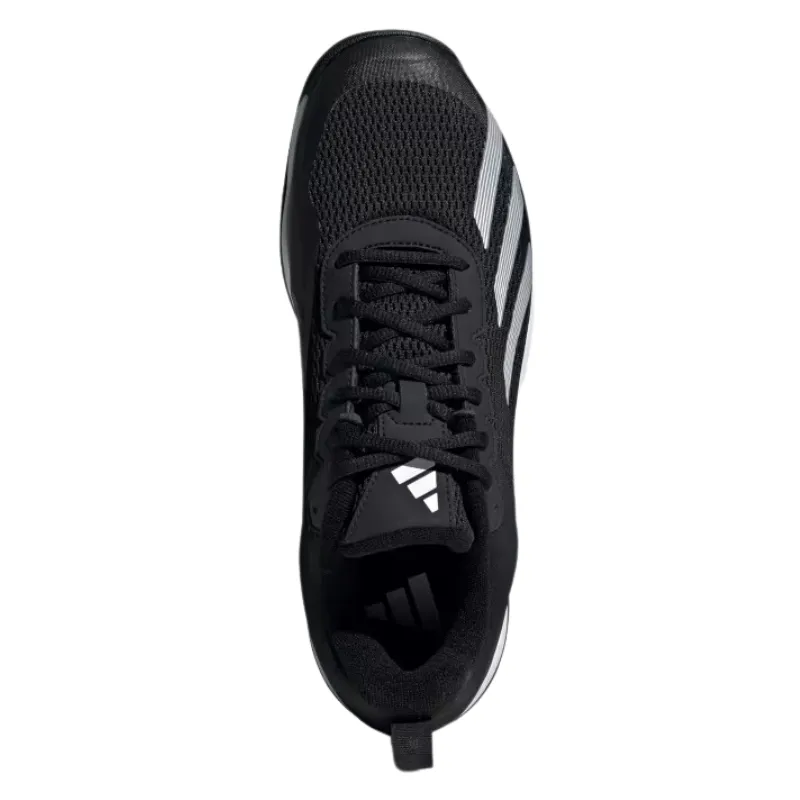 Adidas Courtflash Speed Tennis Shoes - Core Black / Cloud White / Core Black Sporty Rubber Grip