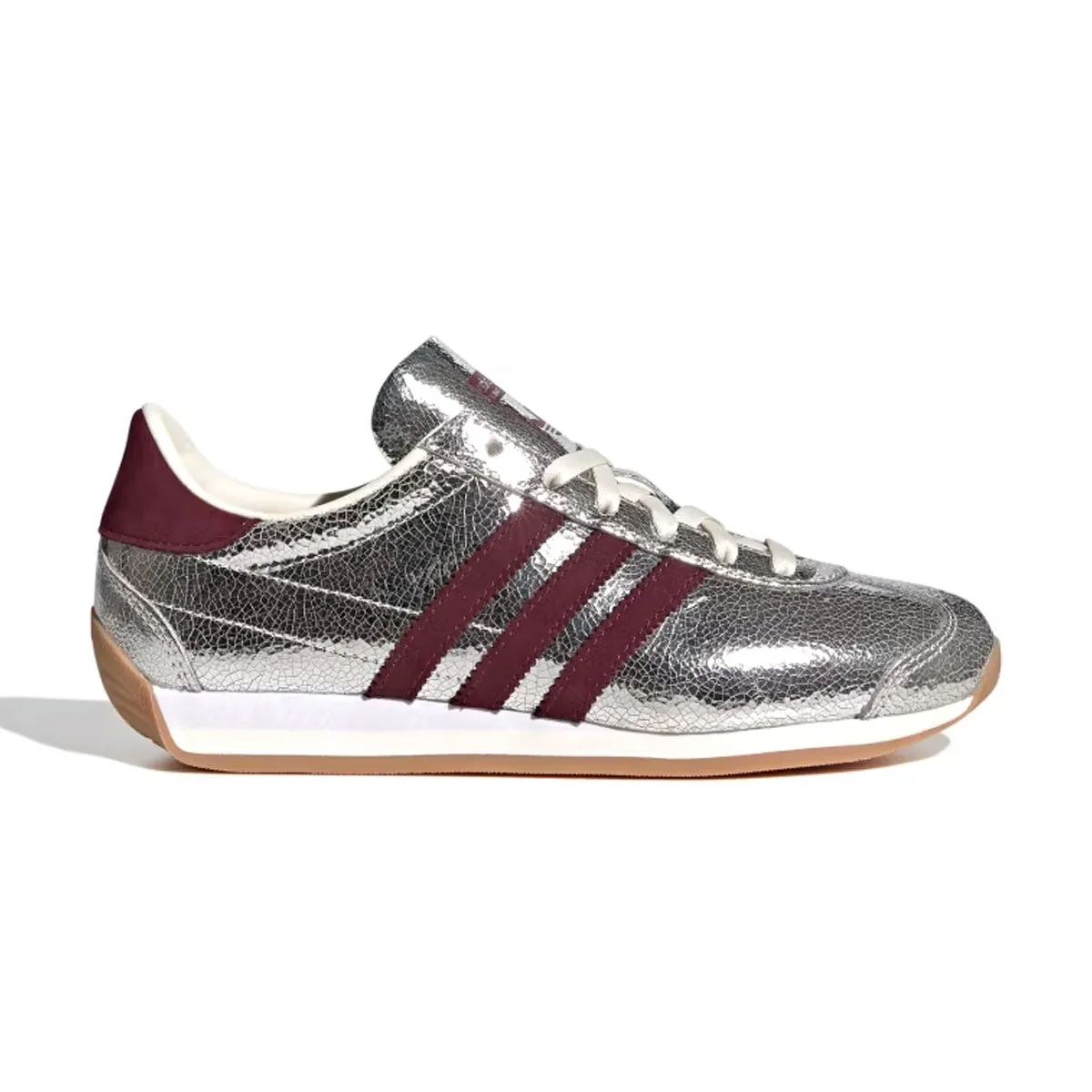 Wmns Country OG 'Silver Metallic Maroon' Quiet Walk Feel Fresh