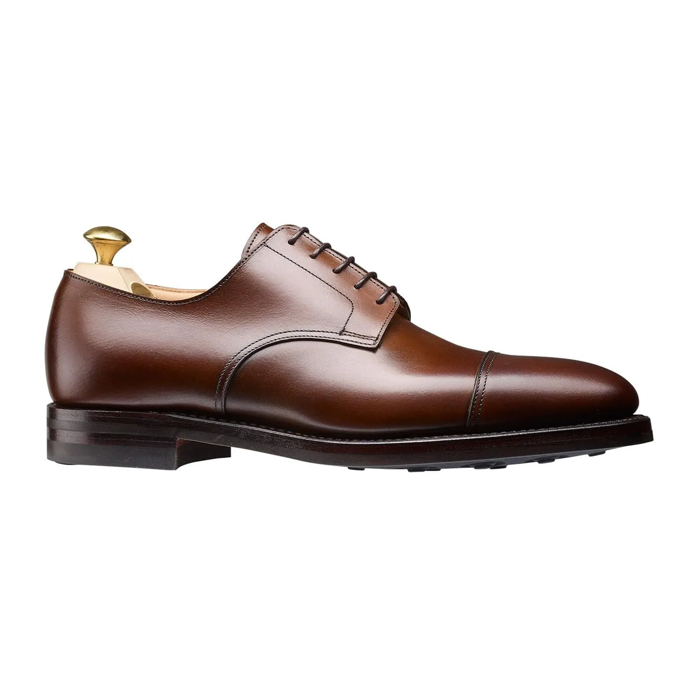 Classic Leather Design Casual Friday Ripon Dark Brown Burnished Calf