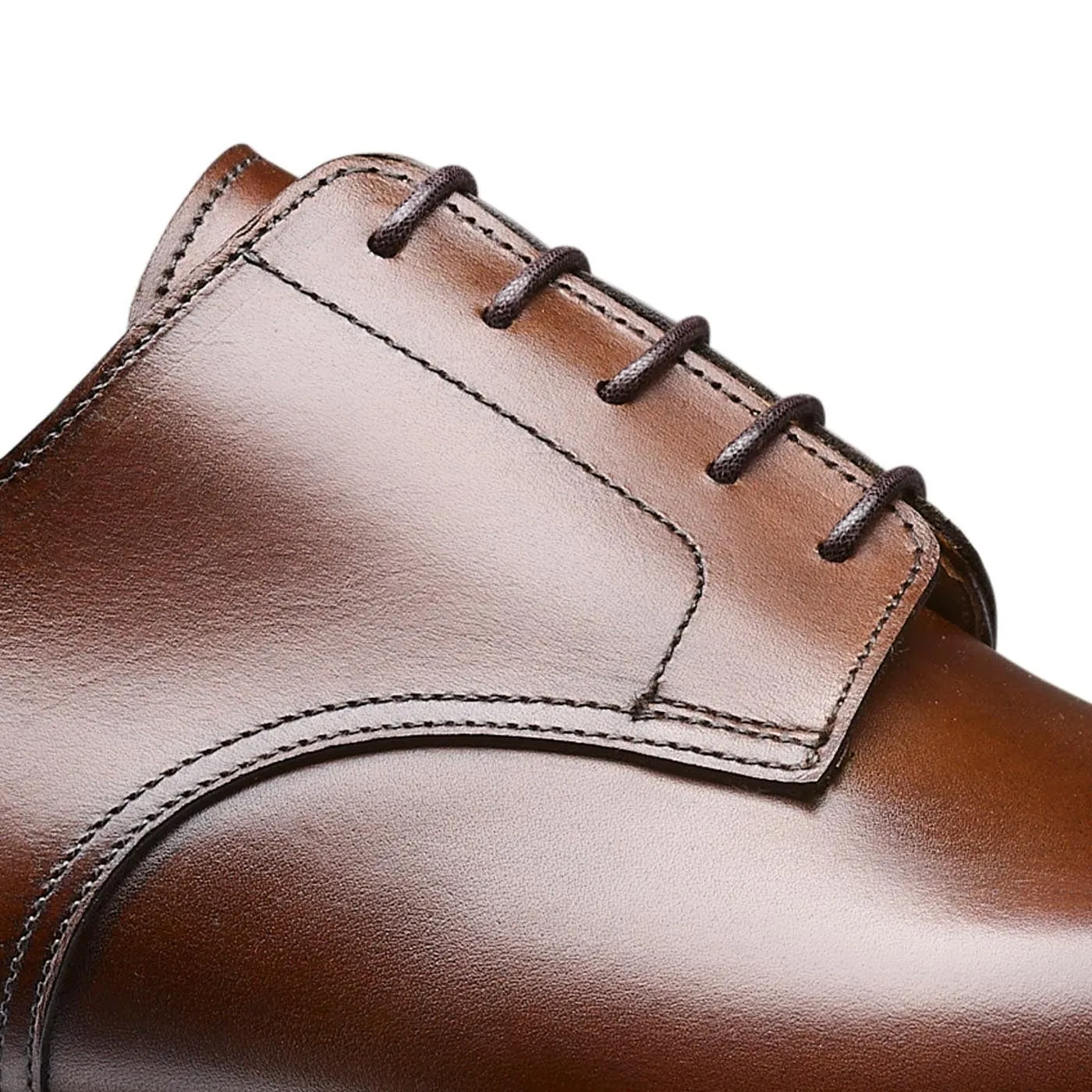 Ripon Dark Brown Burnished Calf Step Fit