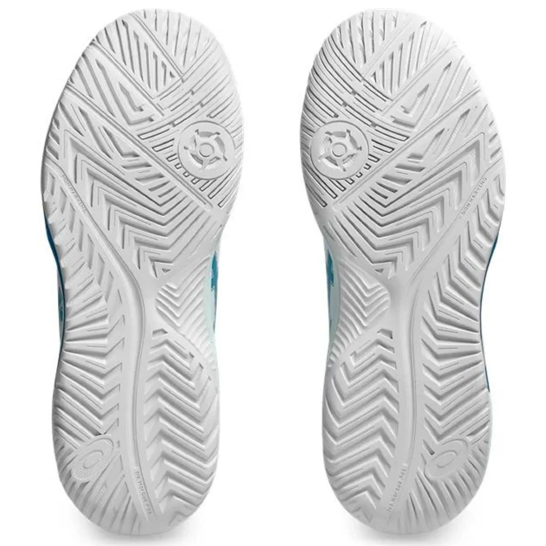 Fashionable Asics Gel Dedicate 8 Womens Tennis Shoes - White/Teal Blue