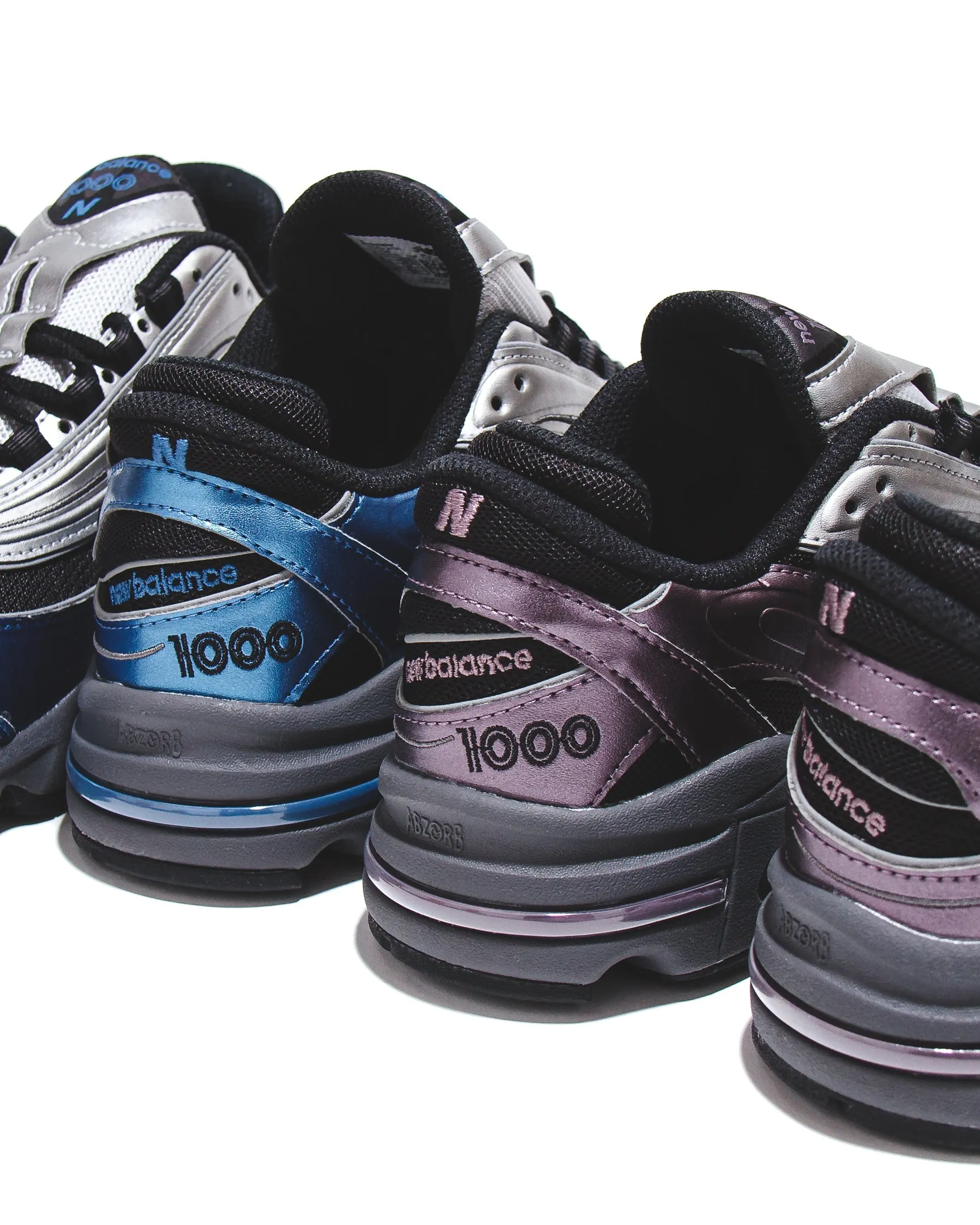 mesh materials day - running shoes New Balance Men 1000 Metallic Blue M1000ENV