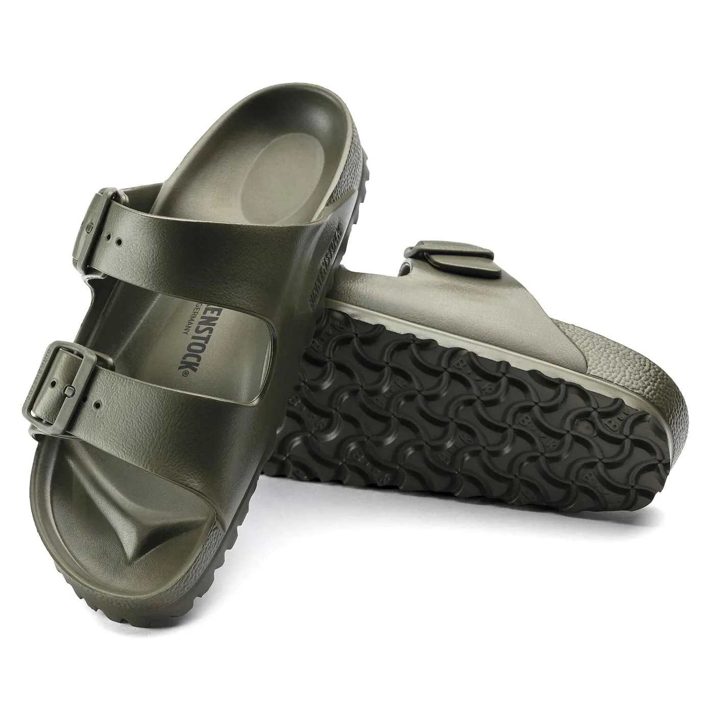 Machine made Birkenstock Men's Arizona EVA Waterproof Khaki