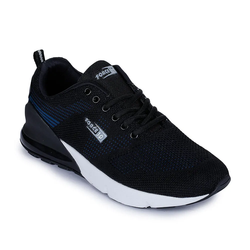 Force 10 By Liberty DOMINAR-2 Mens Black Lacing Running Shoes off - road shoes