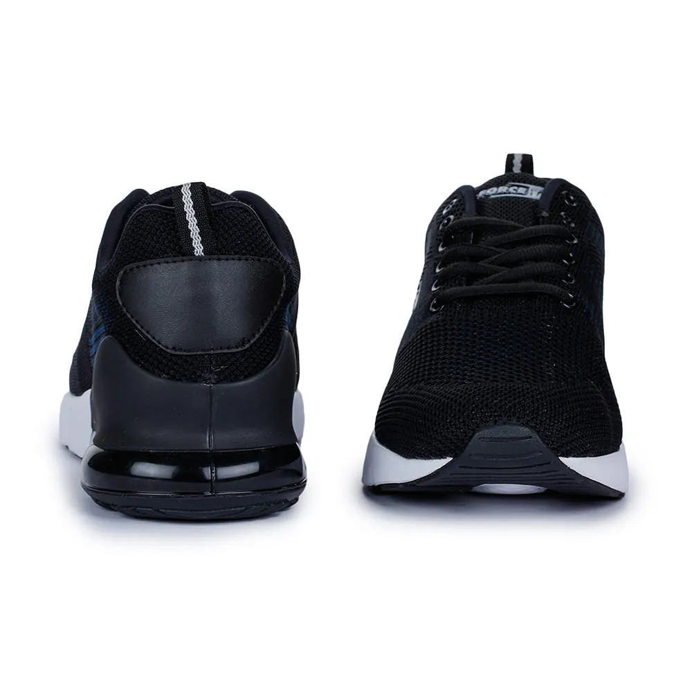 Force 10 By Liberty DOMINAR-2 Mens Black Lacing Running Shoes Wide toe box