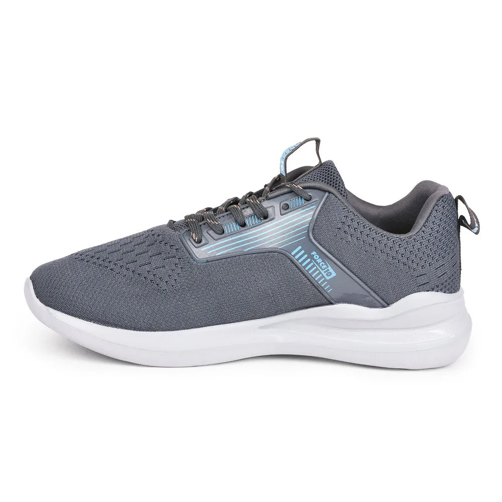 Dry Weather Running Rocky - trail running Force 10 Men Grey Sports Running Shoes(LEOPARD-01)