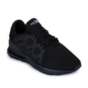 sporty shoe appeal Tread Pattern Force 10 Men's Black Lacing (Dominar-1)