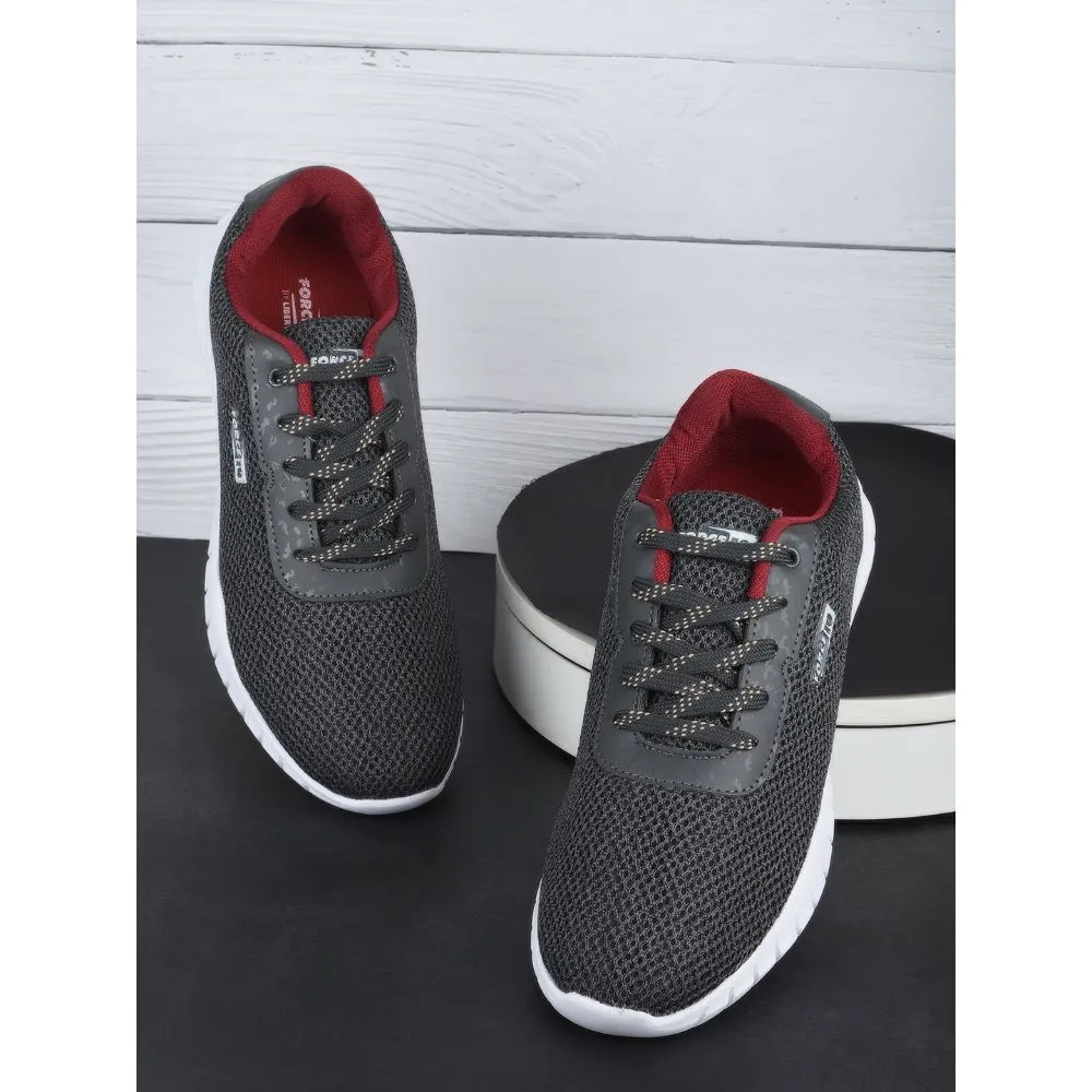 Force 10 Sports Lacing Shoes For Men (Grey) GARRICK-E By Liberty basketball shoes