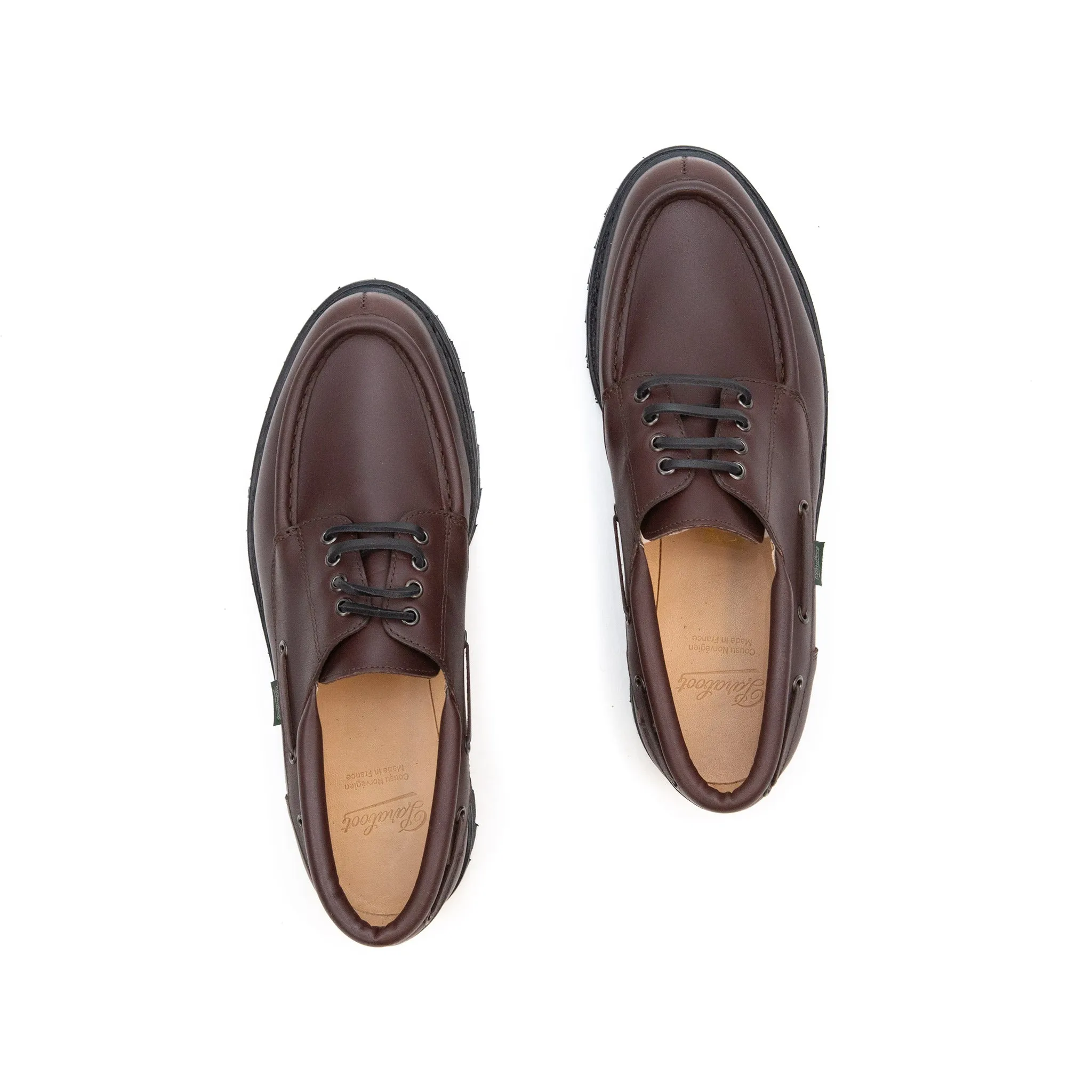Relaxed Look Shoes Paraboot Chimey Lisse Ebony
