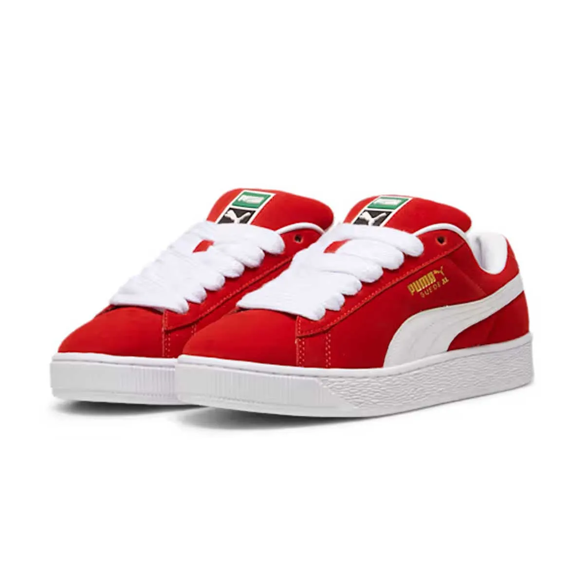 Suede XL 'For All Time Red' Durable Outsole Design Zip   Up