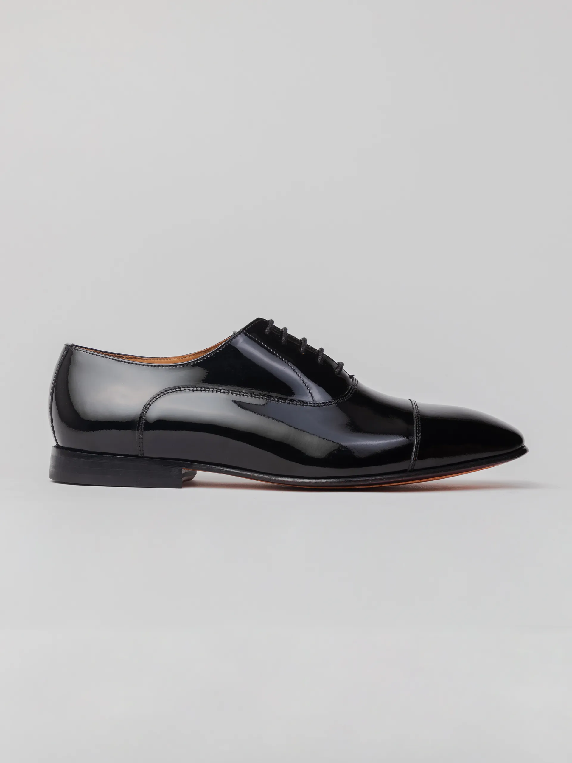 Day Wear Modern Classic Maverick Toecap Oxford - Patent Black