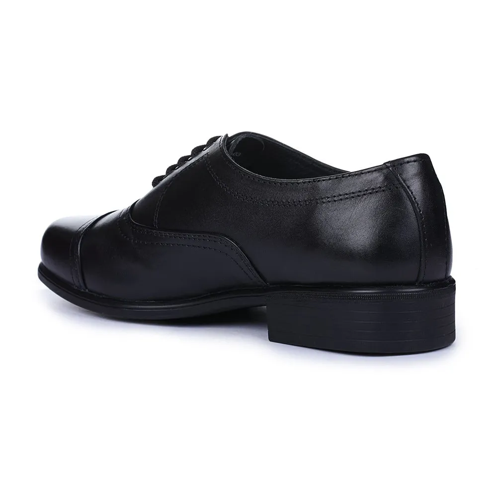 Fortune Black Classic Oxford Shoes For Men 7168-03 By Liberty Trendy Fit